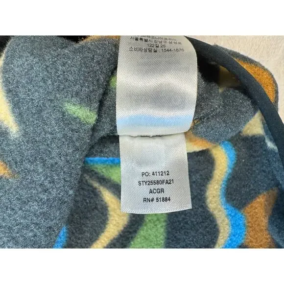 Patagonia Synchilla Arctic Collage Northern Green Fleece Pullover M - Picture 13 of 15